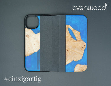 ÉTUI À FLIPCHE PORTO COLLECTION iPhone 13 6323 Bleu